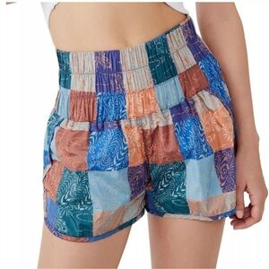 NWT! FP Movement by Free People The Way Home Cobalt Patches Printed Shorts ♥️